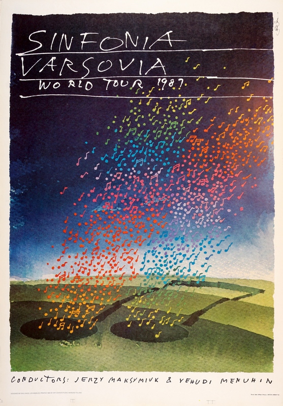 Sinfonia Varsovia World Tour 1987 — Saul Bass