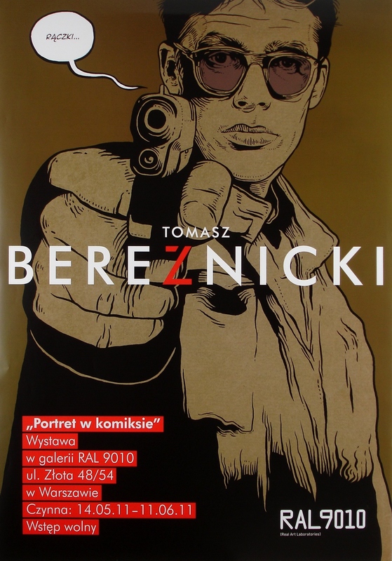 Portrait in comic book — Tomasz Bereźnicki