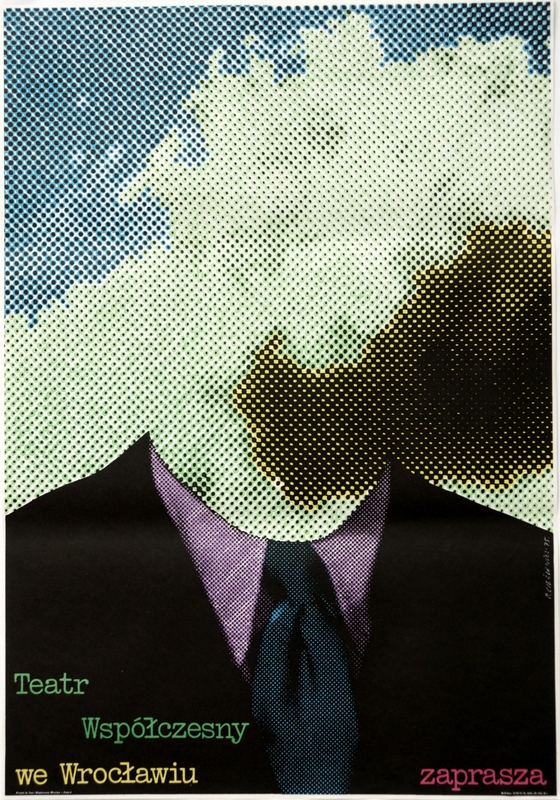 Theater Wspolczesny in Wroclaw Invites — Roman Cieślewicz