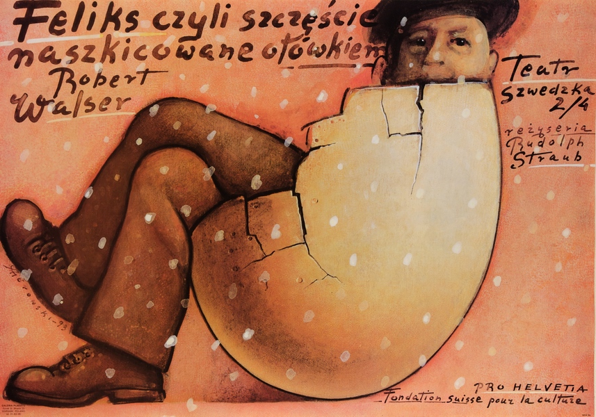 Felix or Happines sketched by pencil — Mieczysław Górowski