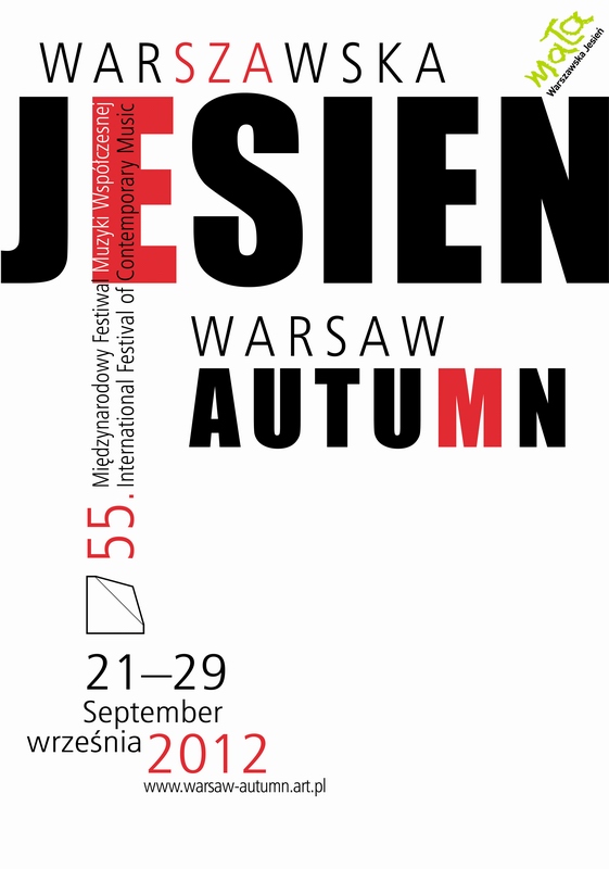 Warsaw Autumn 2012. Contemporary Music Festival — Tomasz Lec