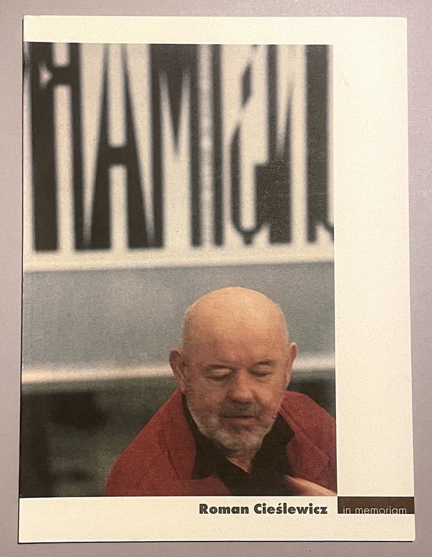Roman Cieslewicz in memoriam — Roman Cieślewicz